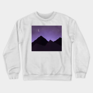 Moonside mountains Crewneck Sweatshirt